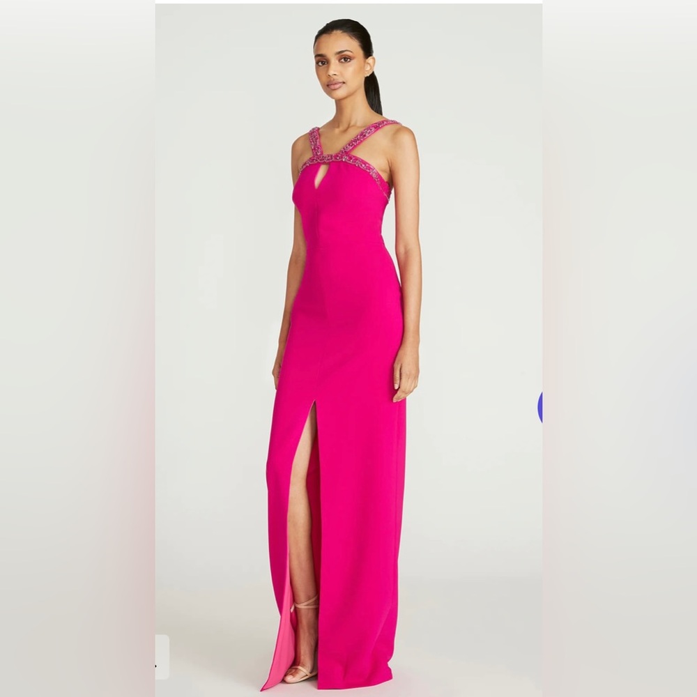 THEIA CONSTANCE COLUMN GOWN SIZE 8 pre-owned